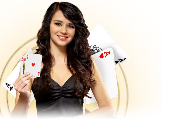 Mobile phone displaying live blackjack table on link sarana365 app